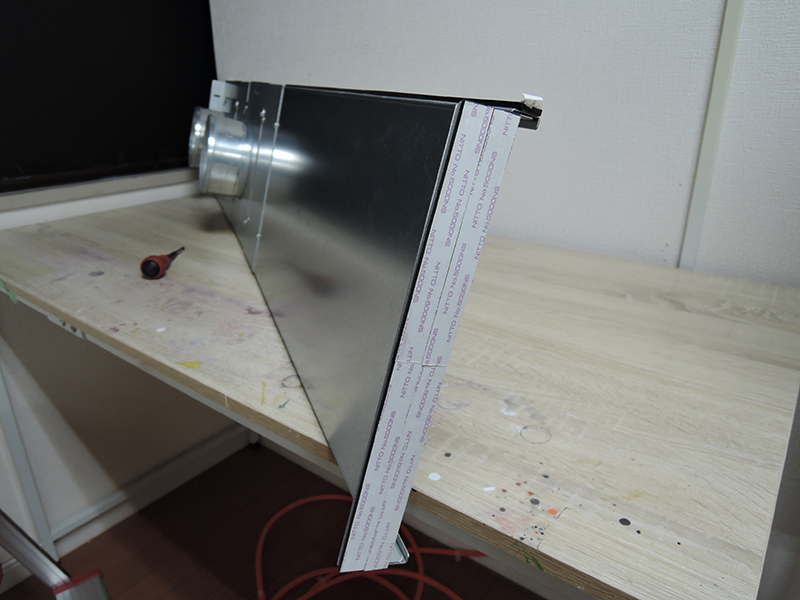 ダクトウォールキットType2の仮組み立て