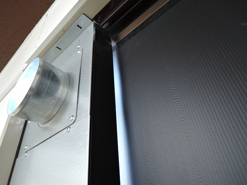 ダクトウォールキットType2のプラダン目貼り