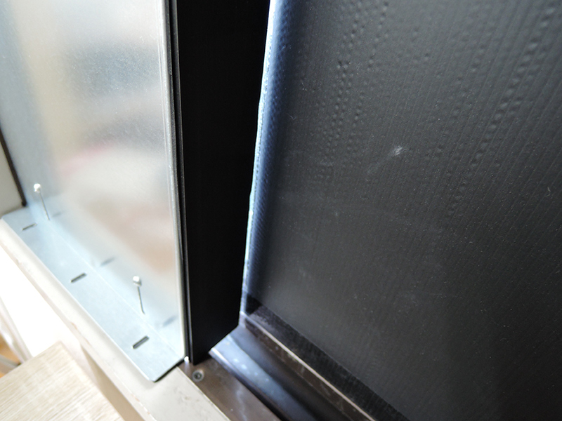 ダクトウォールキットType2のプラダン目貼り