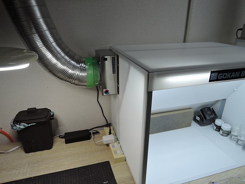 互換ブースW600設置の様子